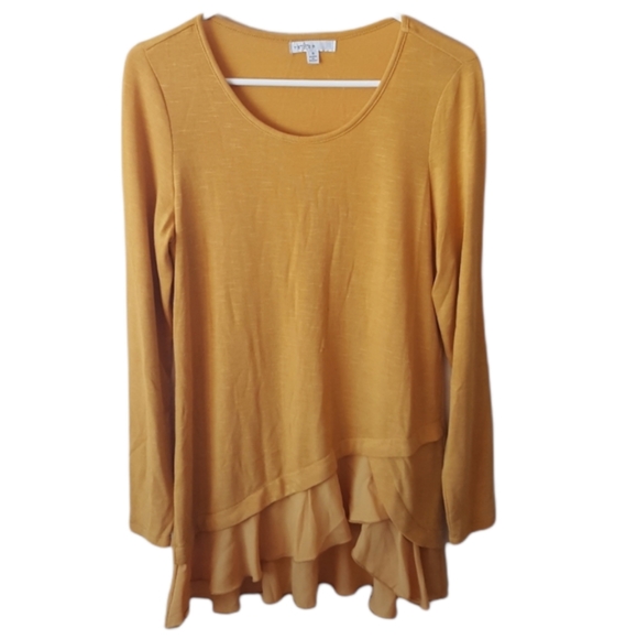 Fever Tops - FEVER Mustard Extra long Blouse